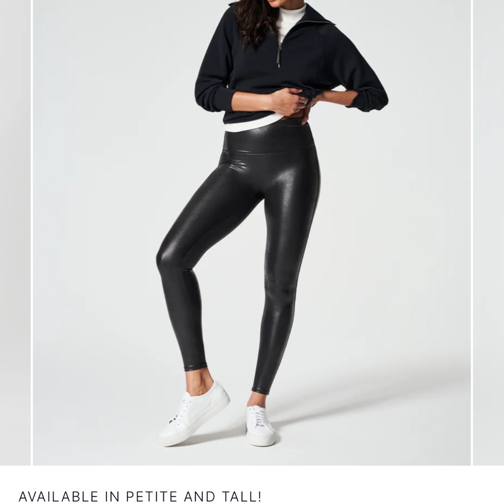 Spanx Faux Leather Leggings